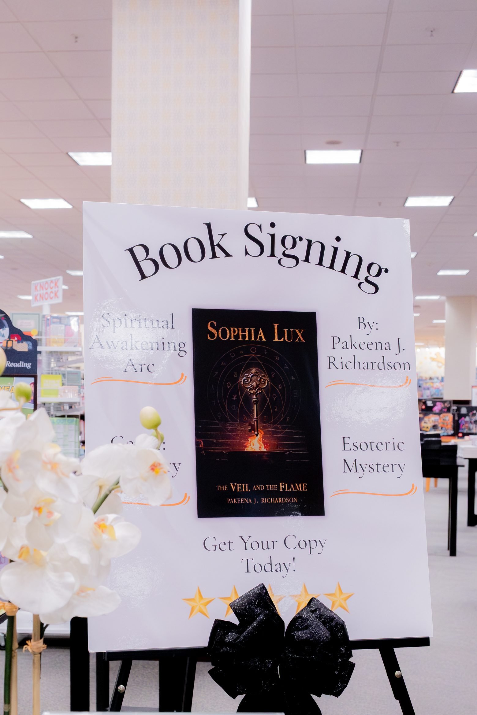 Book signing event