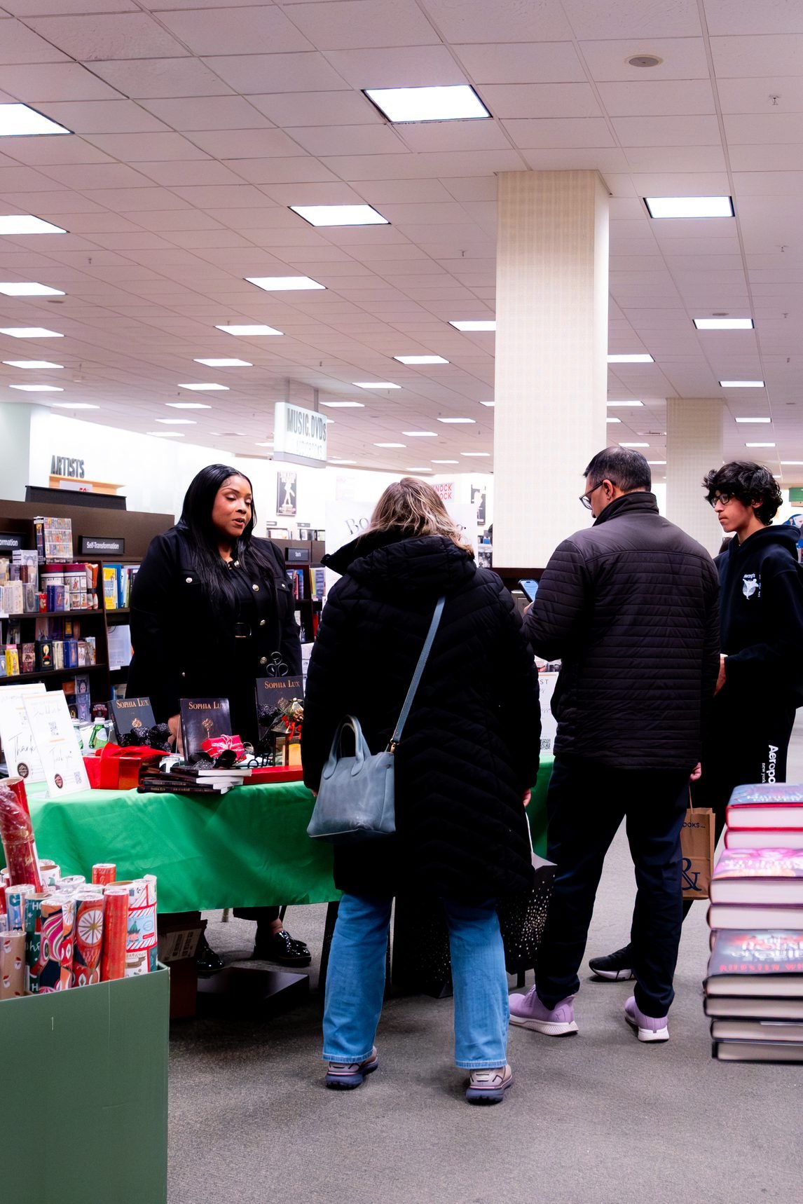 Book signing event